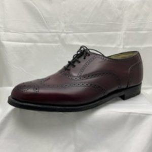 Florsheim Burgundy Leather Brogue Oxford Lace-up Shoes Men's 8.5 US